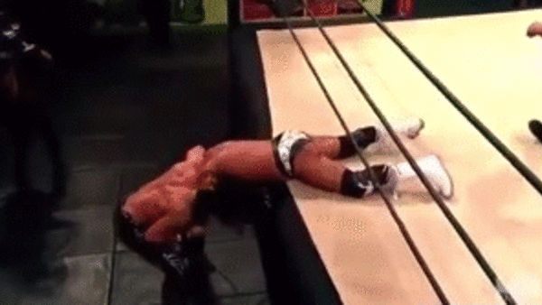 Johnny Mundo Apron Neckbreaker Texano