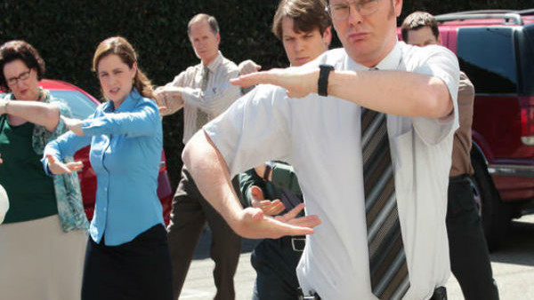 Rainn Wilson John Krasinski The Office Nbc