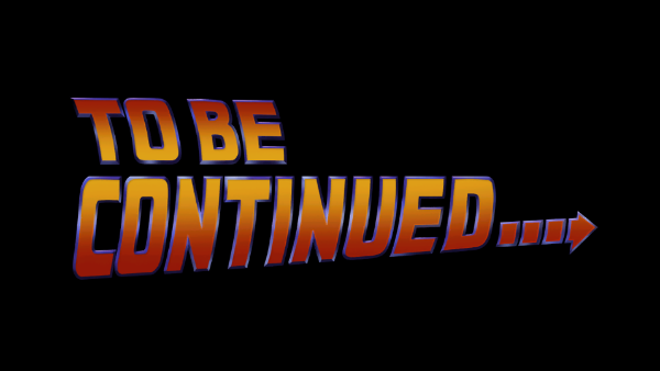 back to the future to be continued logo