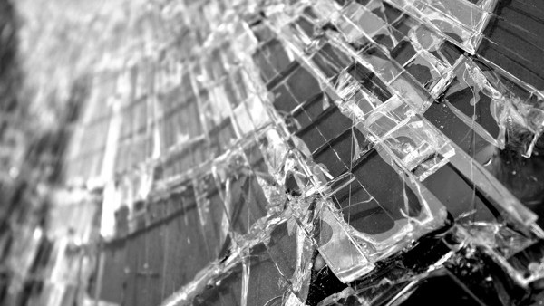 Broken glass