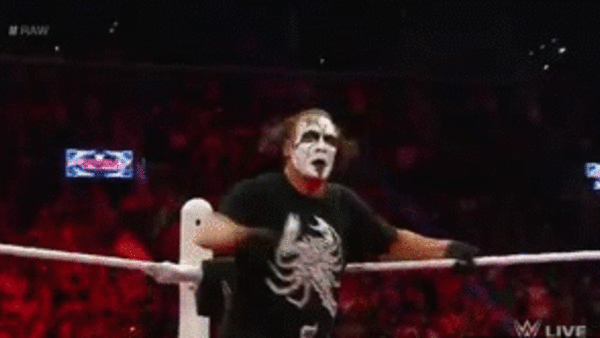 Sting Seth Rollins Raw Stinger Splash