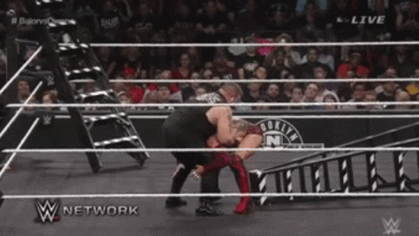 Finn Balor Kevin Owens TakeOver Brooklyn ladder