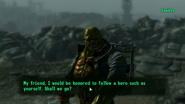 fallout 3 fawkes