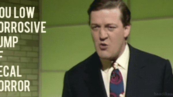 stephen fry swearing