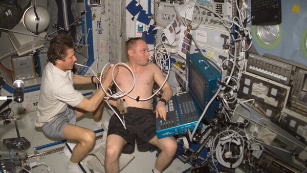 Astronauts on the ISS