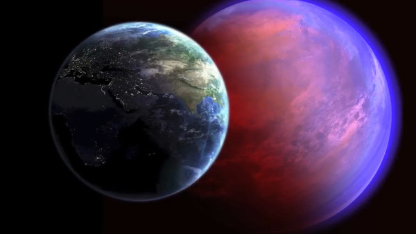 Artist's conception of WASP-12 & WASP-12b