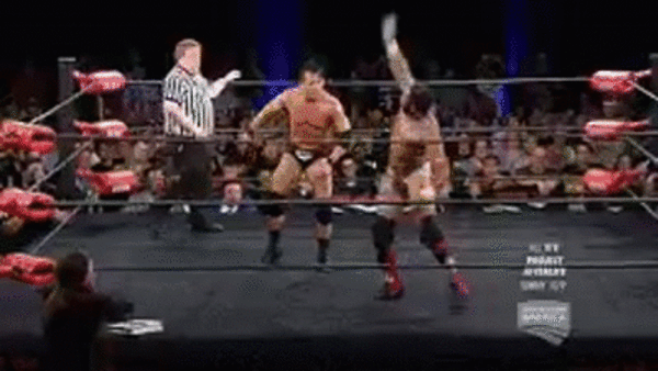 Roderick Strong Jay Lethal Sick Kick Ring of Honor