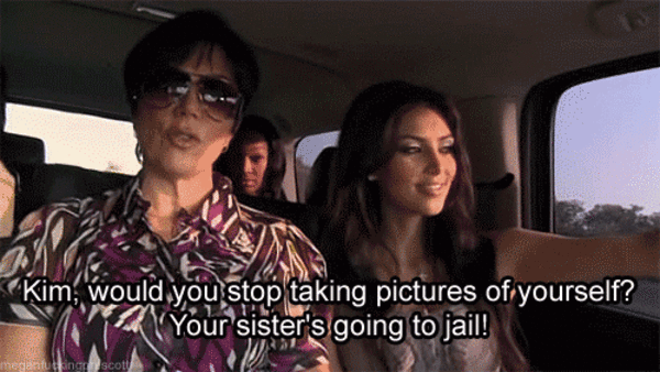 Kim Kardashian selfie