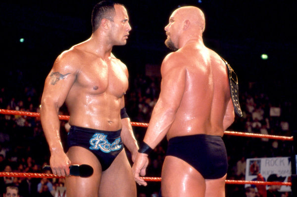 Steve Austin The Rock Rebellion 2001