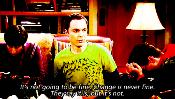 Big Bang Theory Change