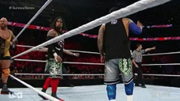 Usos Return Jimmy Jey Raw Flying