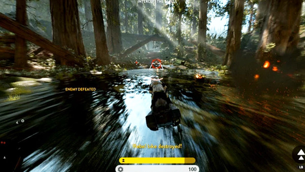 star wars battlefront endor speeder bike