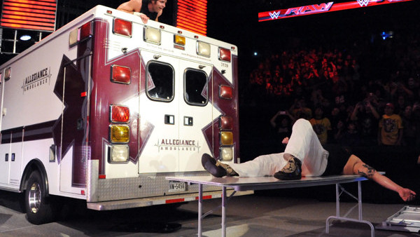 Drew McIntyre ambulance