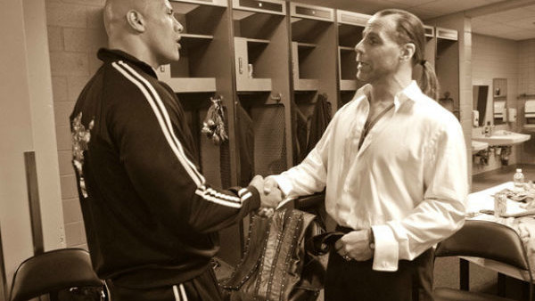 Shawn Michaels The Rock