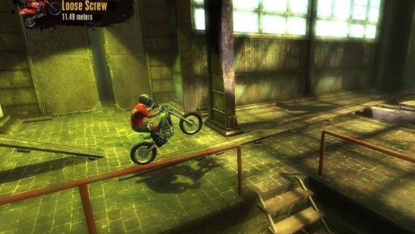 Trials HD screen