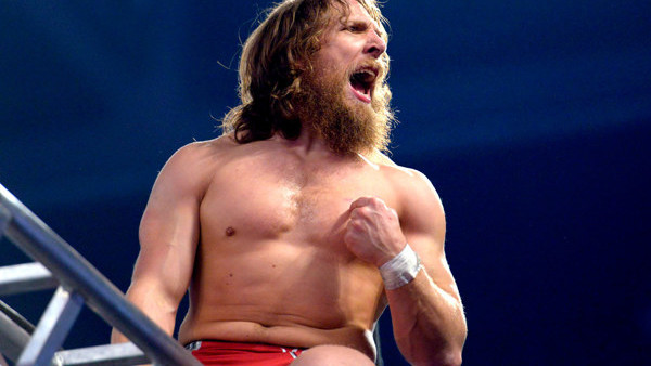 Daniel Bryan on top of cage Raw
