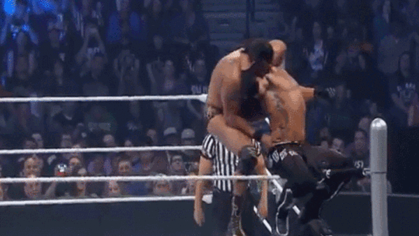 Alberto Del Rio Inverted Superplex AJ Styles Smackdown