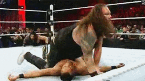 Roman Reigns Bray Wyatt Bang Bang Spear Raw