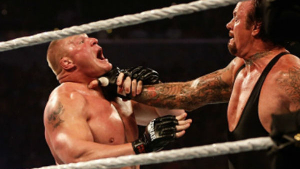 the undertaker brock lesnar