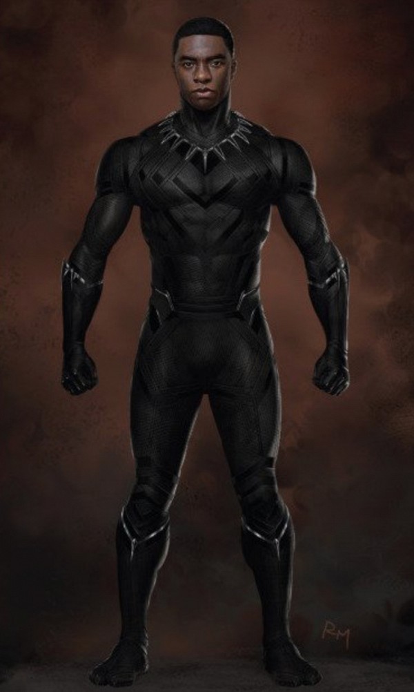 Captain America Civil War Black Panther concept art