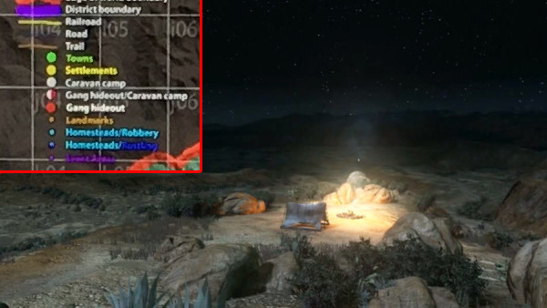 red dead map camp