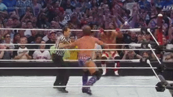 Y2J Codebreaker on AJ Styles WM32.gif