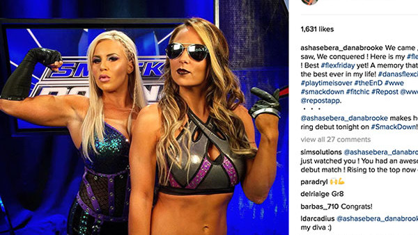 Dana Brooke Debut Instagram