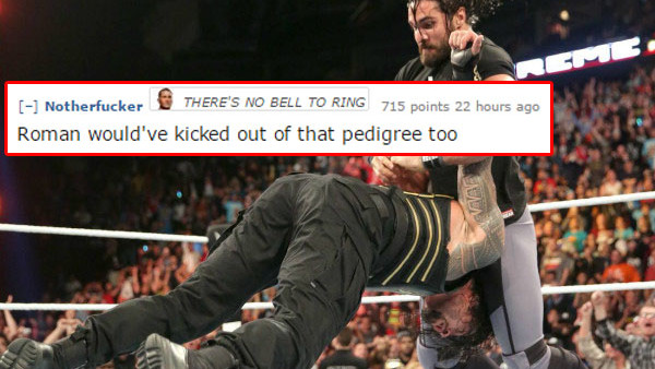 WWE Extreme Rules Seth Rollins Roman Reigns