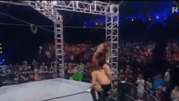 Eddie Edwards Double Top Rope Frankensteiner