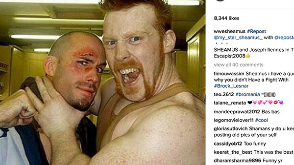 Sheamus Joseph Fiennes Instagram