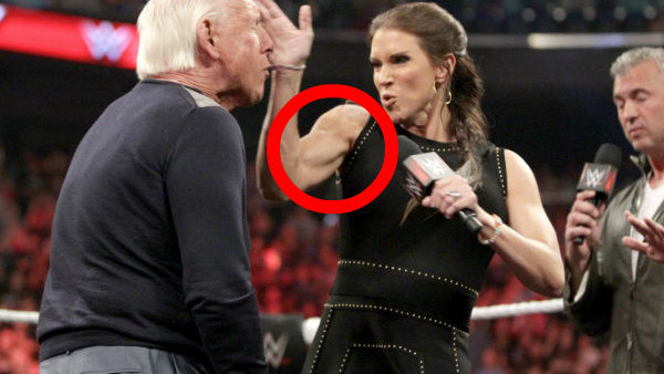 Stephanie Mcmahon Ric Flair Slap