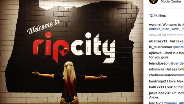Alexa Bliss Rip City Instagram