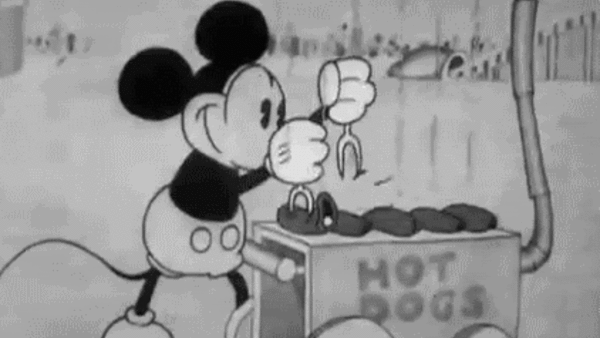 Mickey Mouse Hot Dog