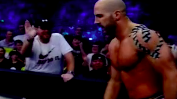 cesaro fan high five