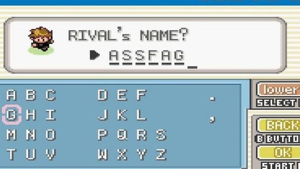 Pokemon Rival Name
