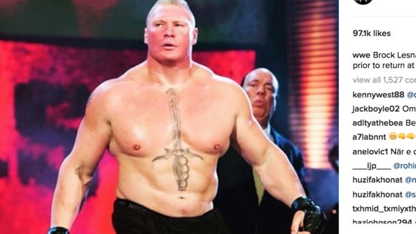 Brock Lesnar UFC Instagram