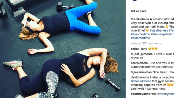 Nikki Bella Workout Instagram