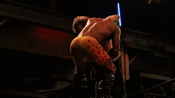 Puma Superplex Evans Outside Ring