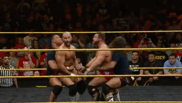 American Alpha Double German Suplex