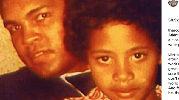 The Rock Muhammad Ali Instagram