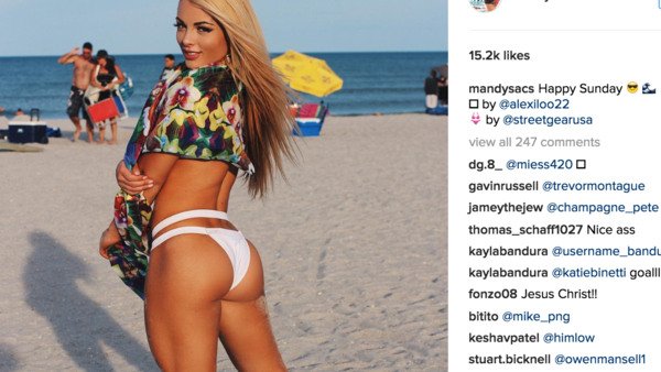 Mandy Rose Beach Instagram