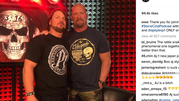 Stone Cold AJ Styles Instagram