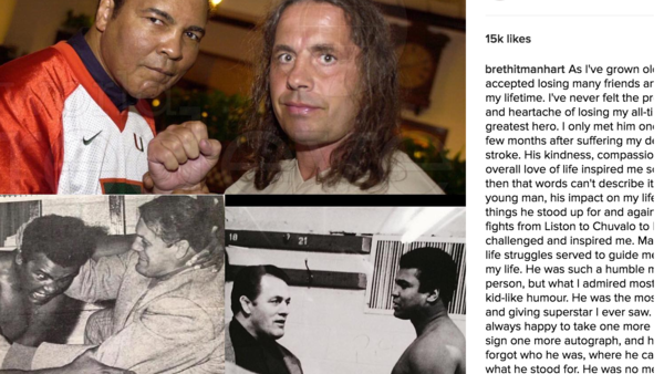 Muhammad Ali Bret Hart Instagram