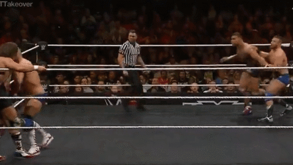 Samoa Joe Muscle Buster Finn Balor Nxt The End