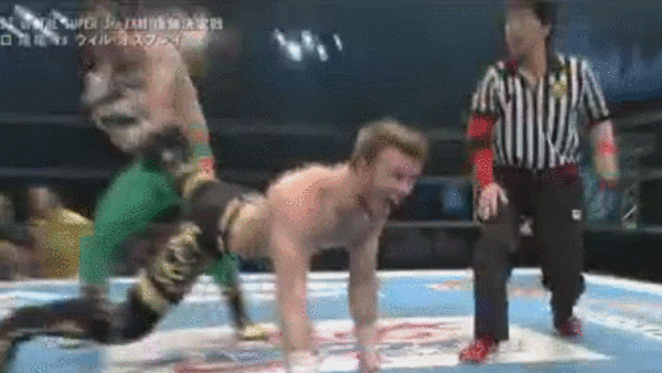 Ospreay Ankle Lock Reversal Into Spanish Fly 1