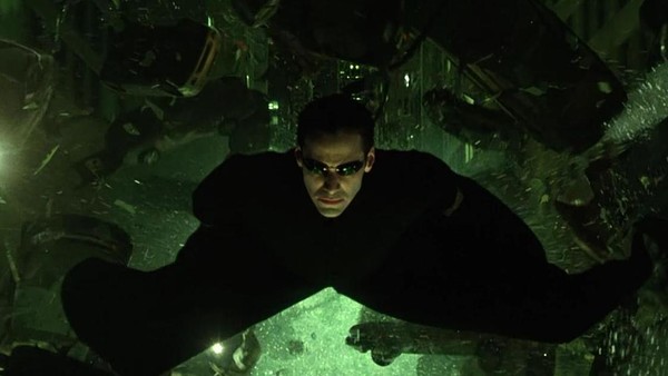 The Matrix Neo Flying
