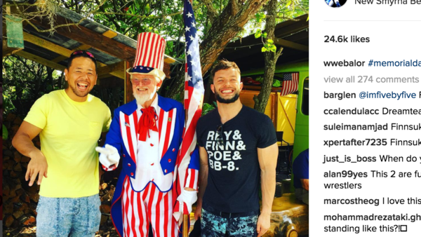 Finn Balor Shinsuke Nakamura Instagram