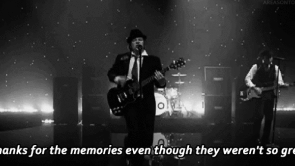 Thanks for the memories fall out boy Thnks fr th Mmrs
