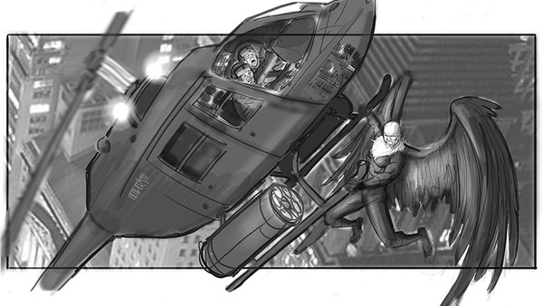 Vulture Helicopter Attack Concept Art Jeff Henderson