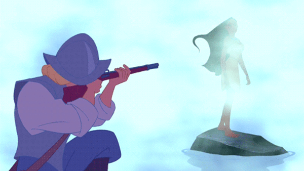 Pocahontas and John Smith